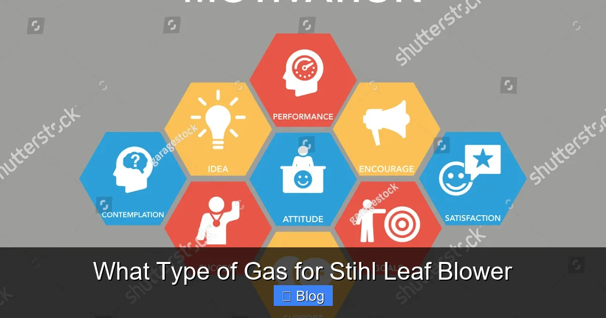 What Type of Gas for Stihl Leaf Blower