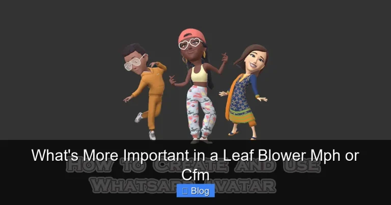 What's More Important in a Leaf Blower Mph or Cfm