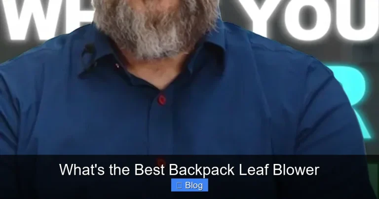 What's the Best Backpack Leaf Blower
