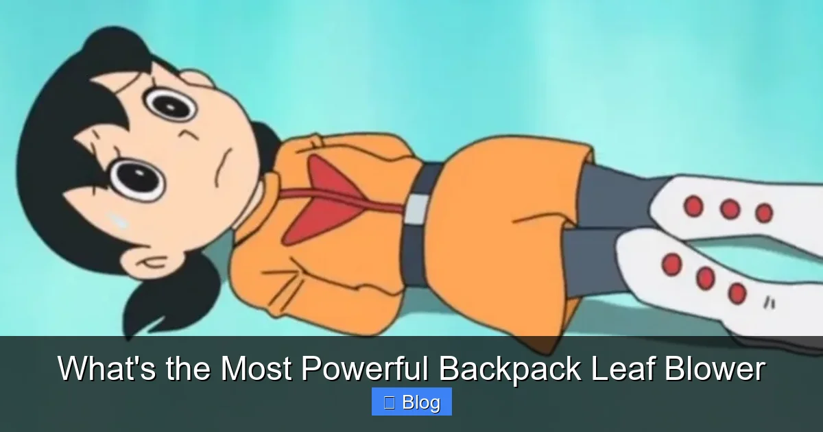 What's the Most Powerful Backpack Leaf Blower