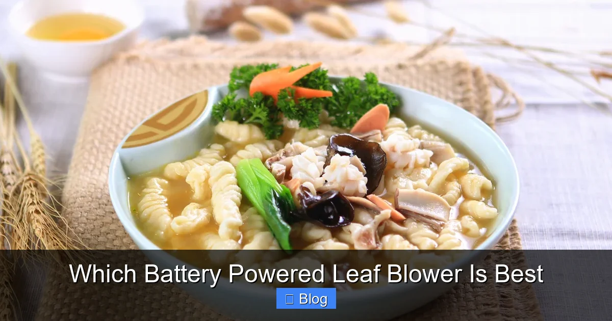 Which Battery Powered Leaf Blower Is Best