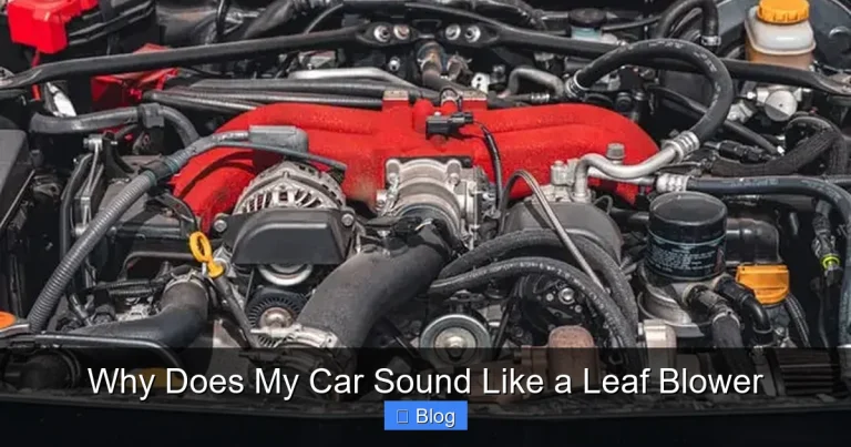 Why Does My Car Sound Like a Leaf Blower