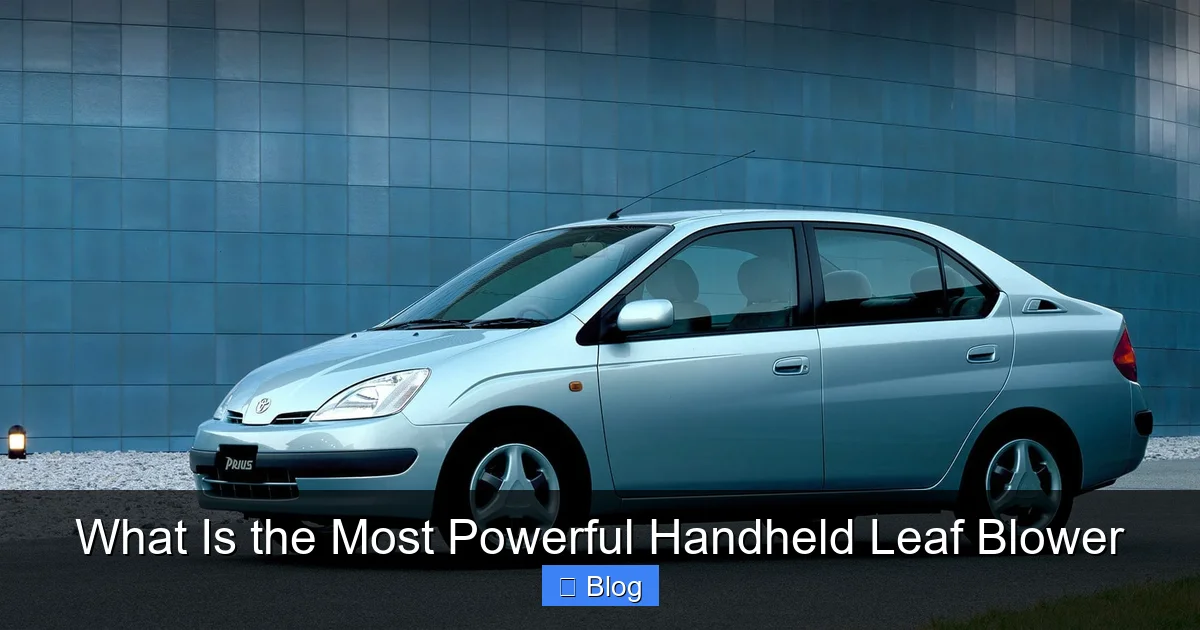 What Is the Most Powerful Handheld Leaf Blower