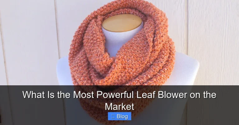 What Is the Most Powerful Leaf Blower on the Market
