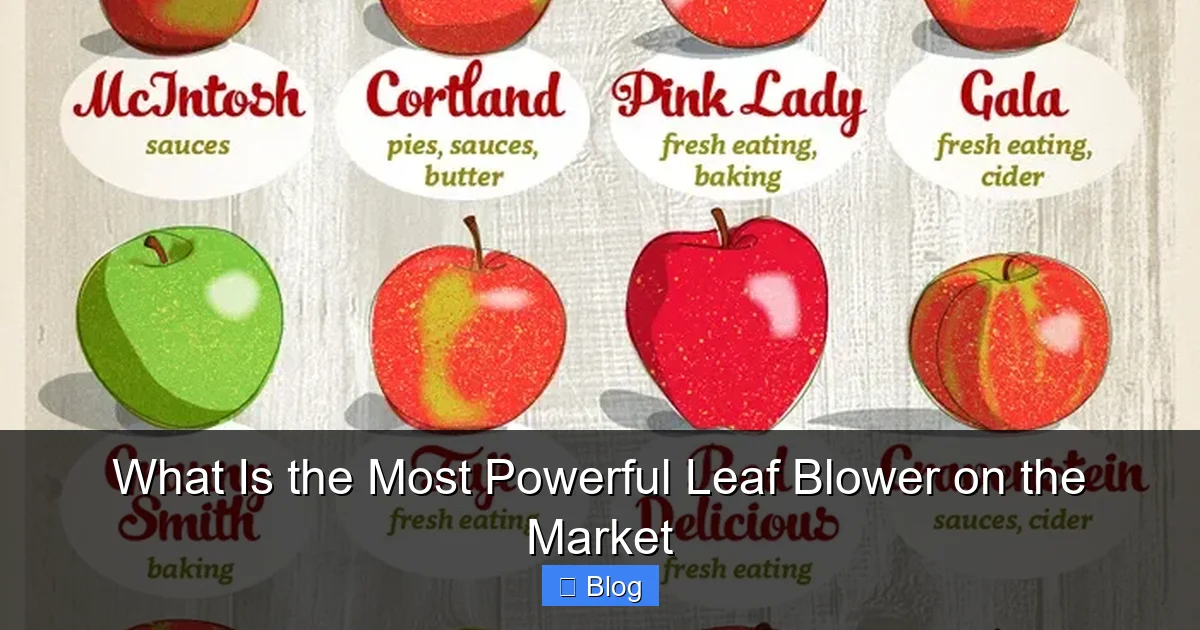What Is the Most Powerful Leaf Blower on the Market