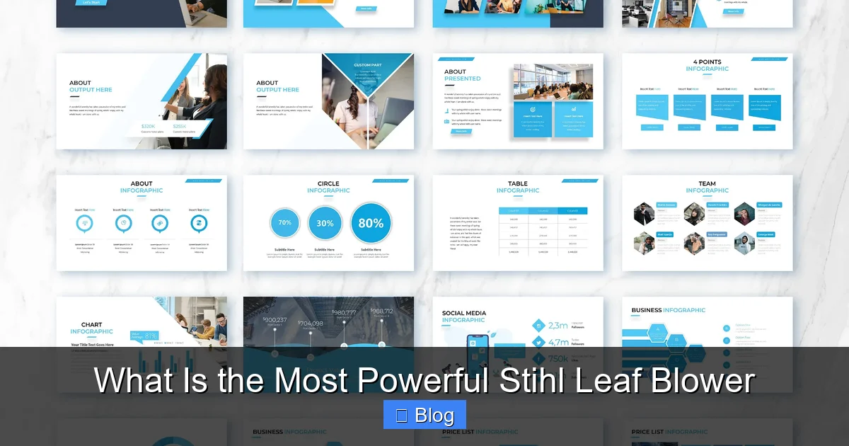 What Is the Most Powerful Stihl Leaf Blower