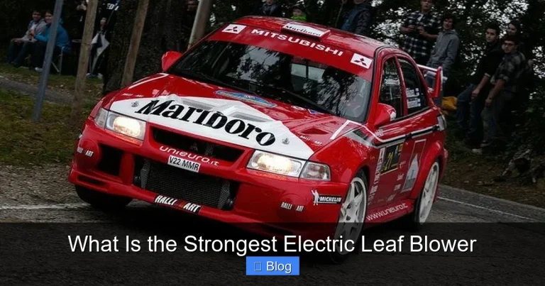 What Is the Strongest Electric Leaf Blower