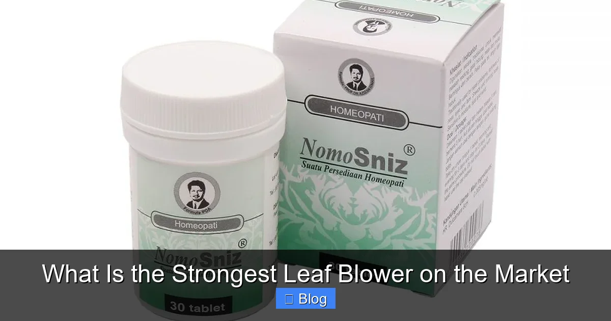 What Is the Strongest Leaf Blower on the Market