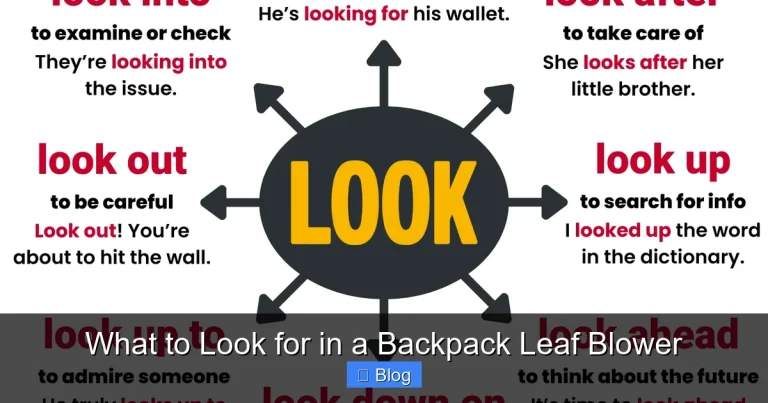 What to Look for in a Backpack Leaf Blower