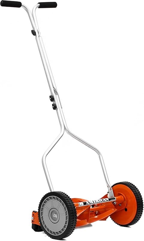 American Lawn Mower 14-Inch 4-Blade Push Reel Mower, Eco-Friendly Manu