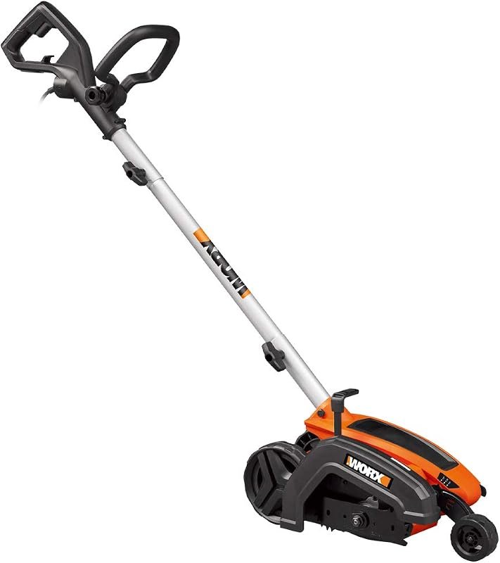 WORX 12 Amp Electric Lawn Edger and Trencher with 3-Position Adjustabl