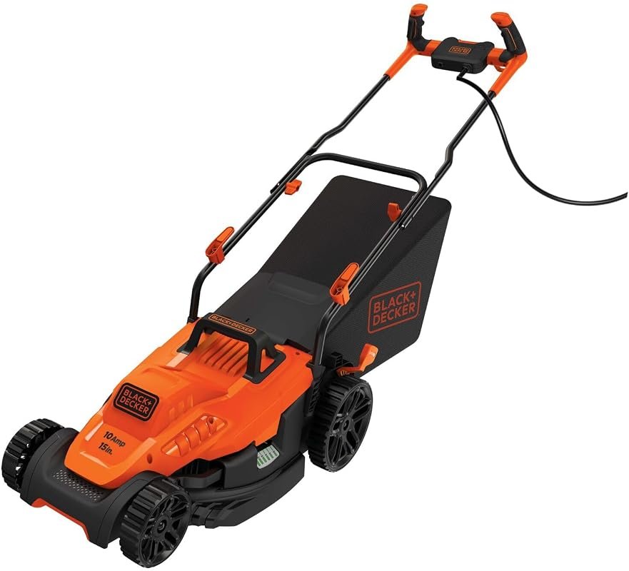 BLACK+DECKER 15-Inch Corded Electric Lawn Mower