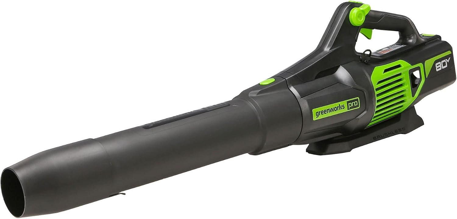 Greenworks 80V Cordless Electric Leaf Blower with 730 CFM High-Perform