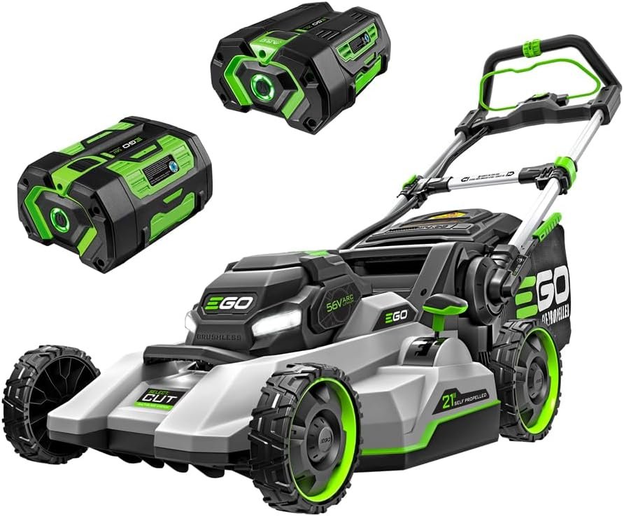 EGO POWER+ 56V Cordless Self-Propelled Lawn Mower with 7.5Ah and 5.0Ah