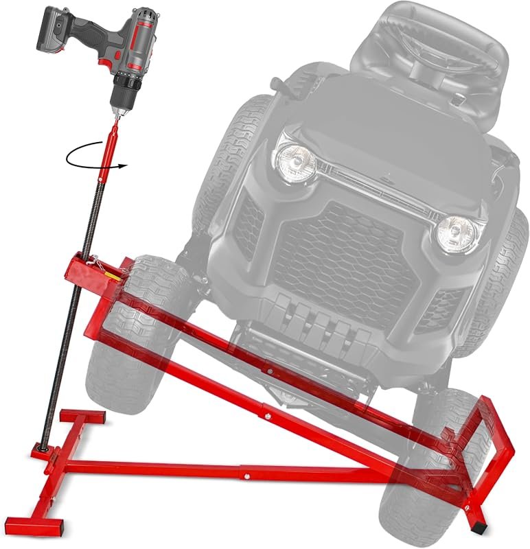 BISupply 882lb Capacity Lawn Mower Lifting Platform with Adjustable De