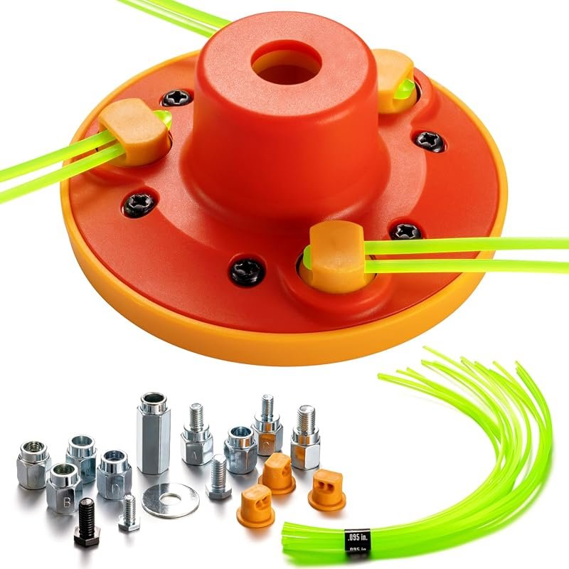 Quintillus Universal Weed Eater Head H09 Replacement for Ego Ryobi Ech