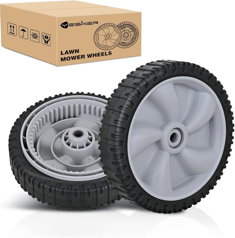 Yesker 8-Inch Front Drive Mower Wheels Replacement