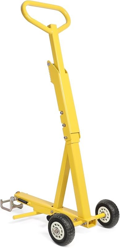 Heavy-Duty 800 lbs Capacity Steel Lawn Mower Lift Jack with Safety Arm