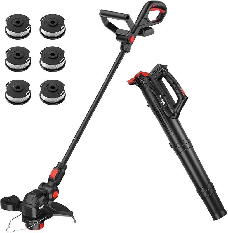 Cordless Weed Eater and Leaf Blower Combo for Milwaukee M18, 12-Inch S