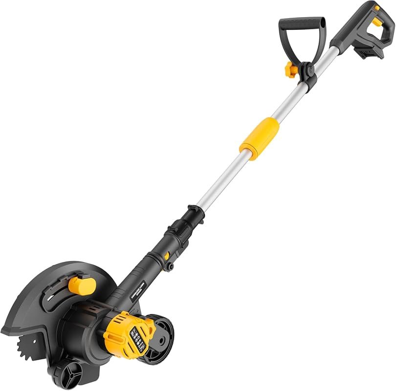 Cordless Electric Lawn Edger for DeWalt 20V Max Battery with 9-Inch Bl
